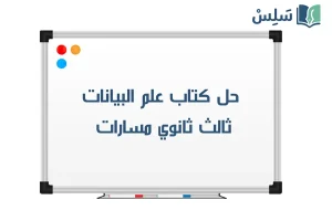 صورة رمزية ل:حل كتاب علم البيانات ثاني ثانوي مسارات 1447