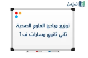 توزيع مبادئ العلوم الصحية ثاني ثانوي مسارات ف1 1448